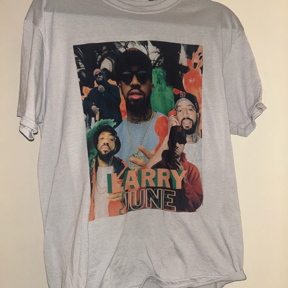 Larry June collage shirt - Picture 2 of 3